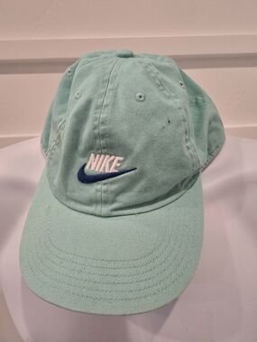 Nike Teal Green Baseball Cap with Black Trim